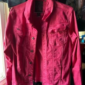 Buffalo David Bitton Denim Jacket Pink/Cherry